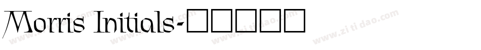 Morris Initials字体转换